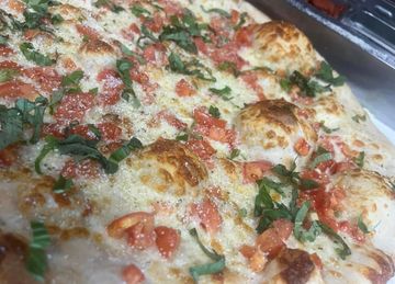 Margherita pizza from Amore