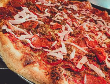 Meatlovers pizza from Amore